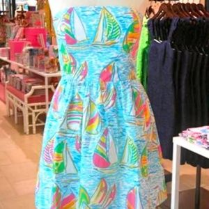 Lilly Pulitzer strapless dress